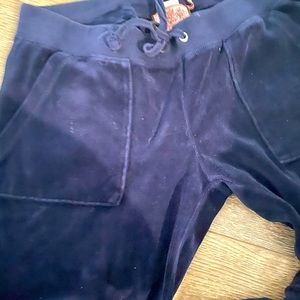 Juicy Velour Pants - Navy Size Petite Great Condition